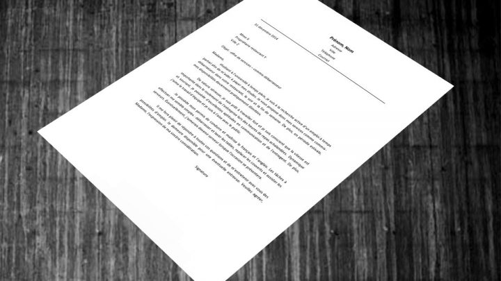 Lettre de motivation | commis-débarrasseur