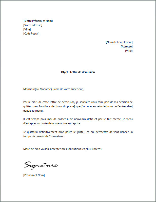 Mod le Lettre De D mission Avec Pr avis Docutexte mod-le-lettre-de-d-mission-avec-pr-avis-docutexte