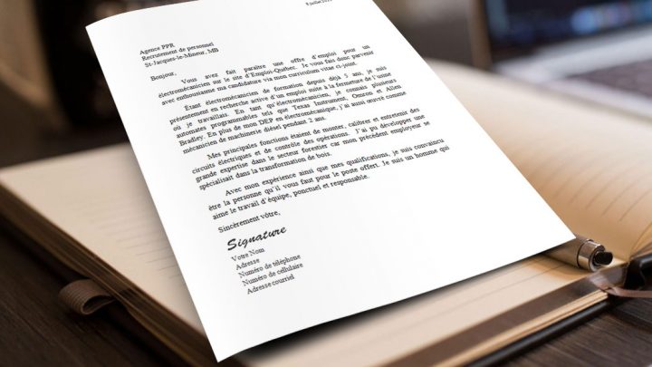 Lettre de motivation | Électromécanicien