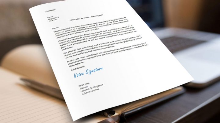 Lettre de motivation | Aide soignante