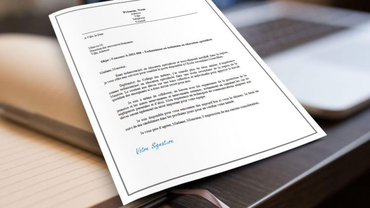 Technicienne ou technicien en éducation spécialisée – Lettre de présentation