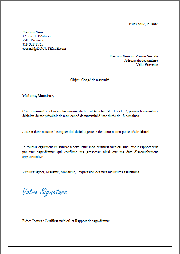 Lettre d